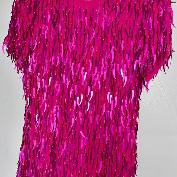 A.J. Bari vintage beaded party dress - Picture 2 of 8